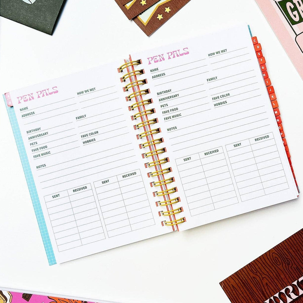 Pen Pals Address Book - Freshie & Zero Studio Shop