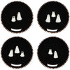 Kindred Spirits Appetizer Plates - Set of 4 - Freshie & Zero Studio Shop