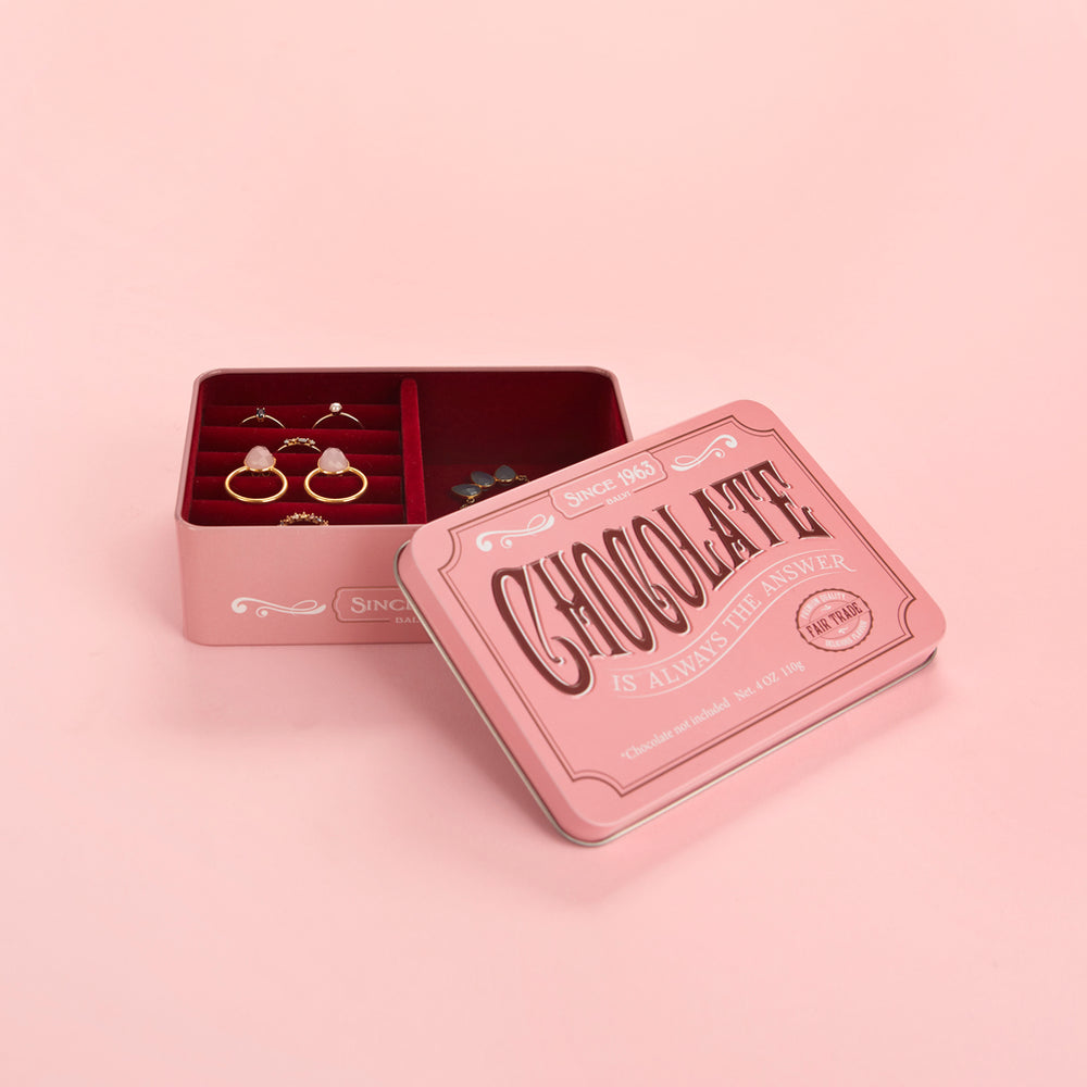 Chocolate Tin Jewelry Box - Freshie & Zero Studio Shop