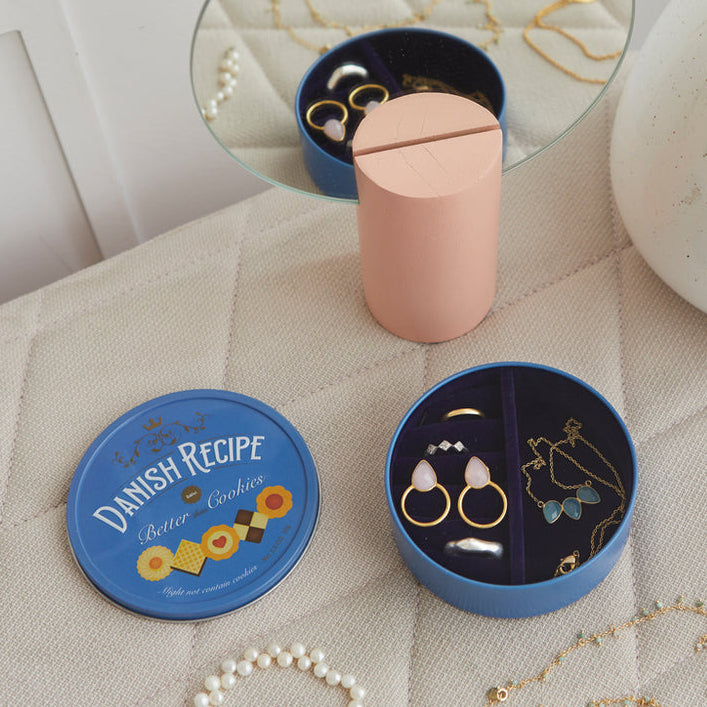 Danish Cookies Tin Jewelry Box - Freshie & Zero Studio Shop
