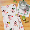 Pink Elephants Cocktail Napkin Set of 4 - Freshie & Zero Studio Shop