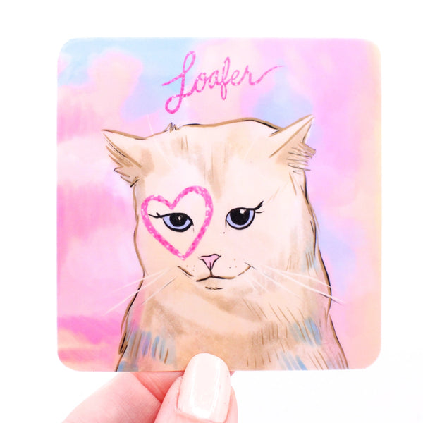 SwiftieCat Loafer Cat Vinyl Sticker - Freshie & Zero Studio Shop