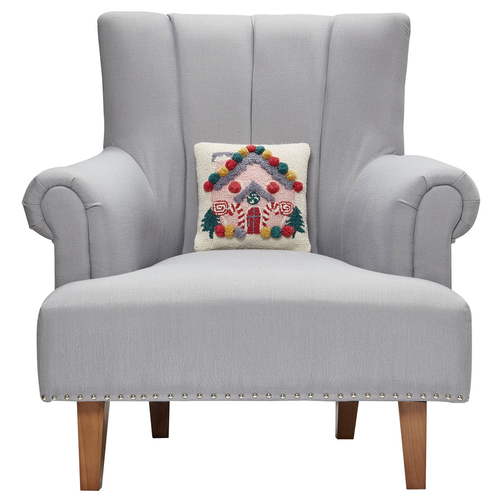 Pink Candy House Hook Pillow - Freshie & Zero Studio Shop