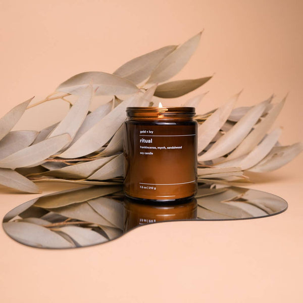 Ritual Soy Candle by Gold + Ivy - 7.5 oz. - Freshie & Zero Studio Shop