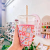Groovy Flower Drink Koozie - Freshie & Zero Studio Shop