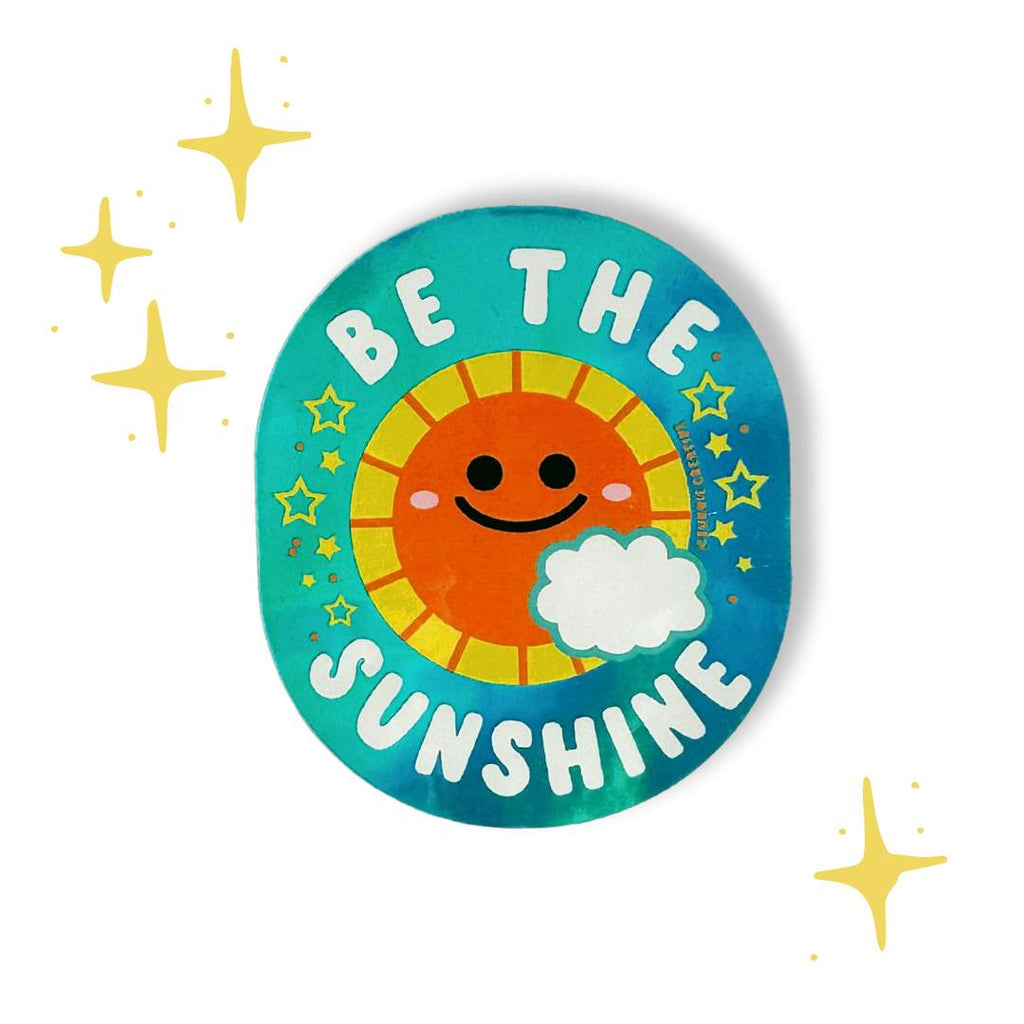Be the Sunshine Sticker - Freshie & Zero Studio Shop