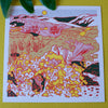 Caroline Clark Desert Mountain #2 art print featuring a serene mountain landscape in warm desert tones