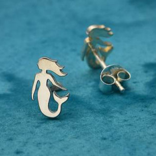 Little Stud Earrings: Mermaids - Freshie & Zero Studio Shop