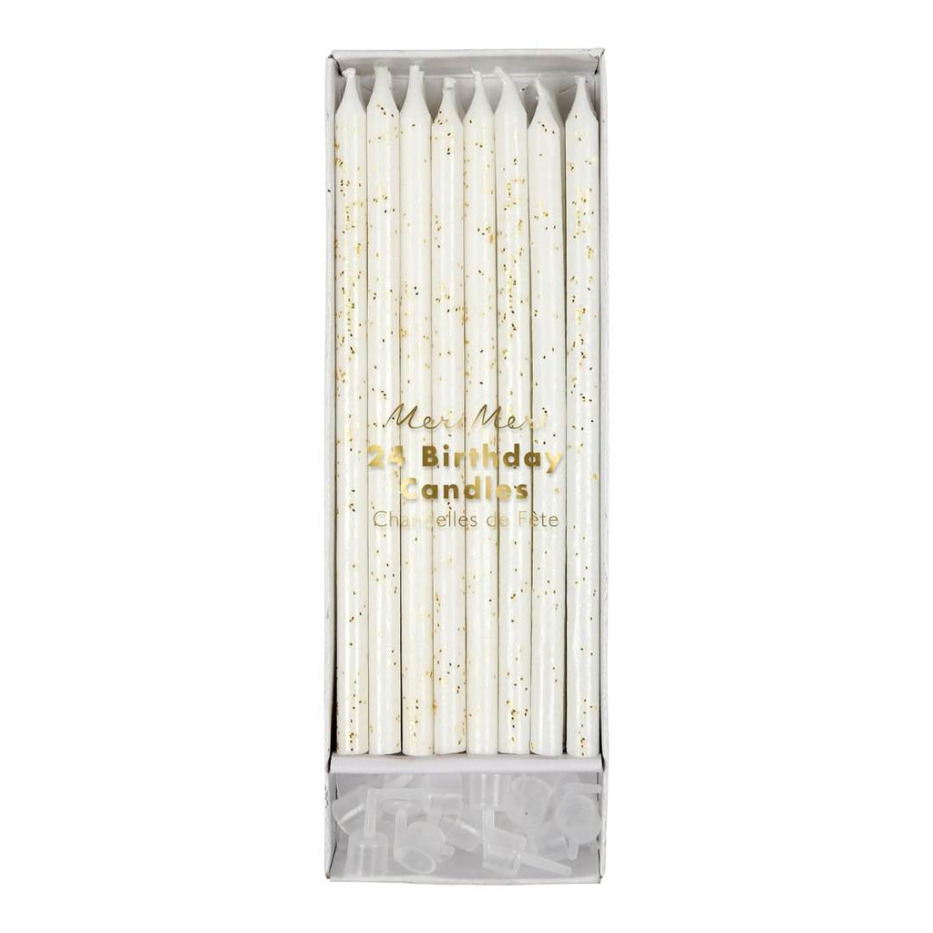 Gold Glitter Birthday Candles - Freshie & Zero Studio Shop