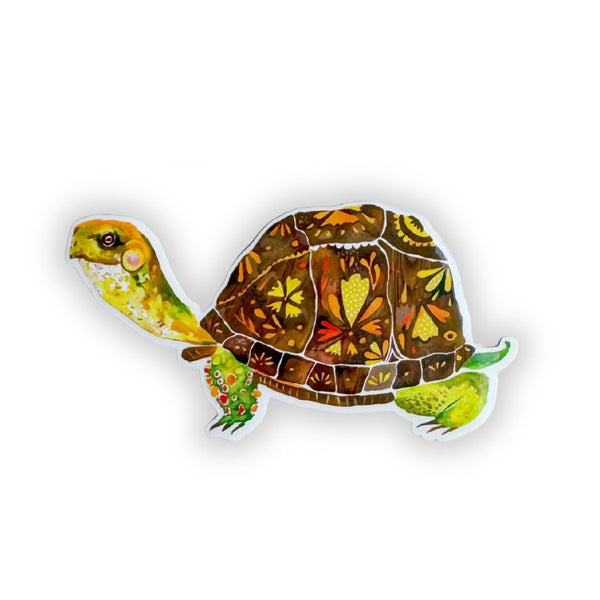 Box Turtle sticker by Katie Daisy - Freshie & Zero Studio Shop