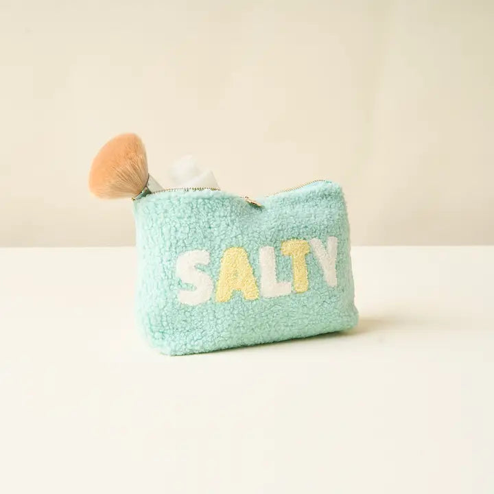 Teddy Zippered Pouch - Salty - Freshie & Zero Studio Shop