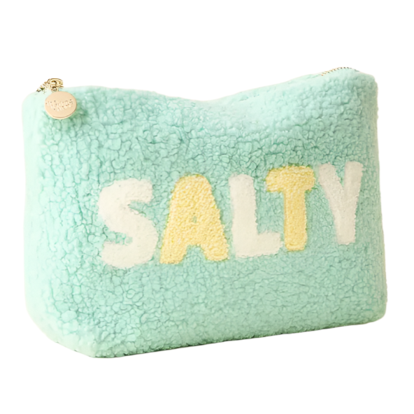 Teddy Zippered Pouch - Salty - Freshie & Zero Studio Shop
