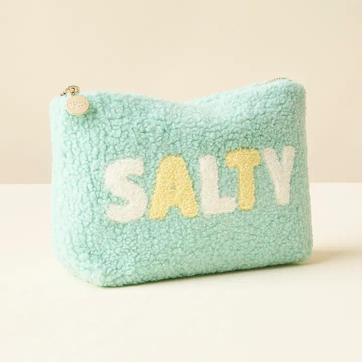 Teddy Zippered Pouch - Salty - Freshie & Zero Studio Shop