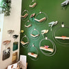 Braid & Wood Plant Shelf white (Light & Airy) - Freshie & Zero Studio Shop