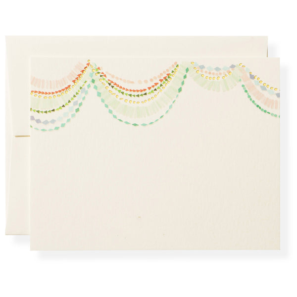 Bash Bunting Note Cards: Box of 10 - Freshie & Zero Studio Shop