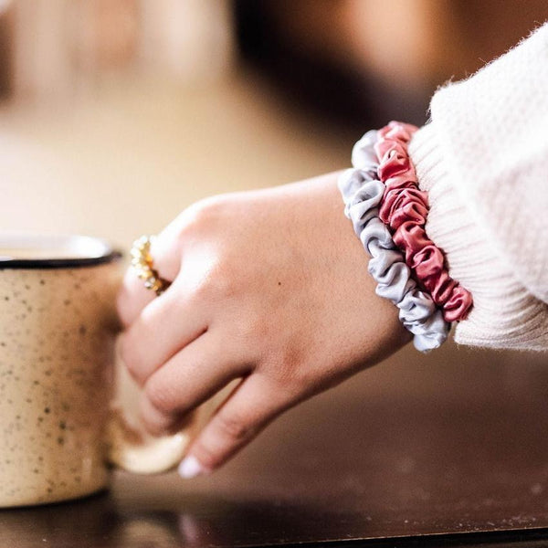 Teleties Small Silk Scrunchies - Set of 3 - Freshie & Zero Studio Shop