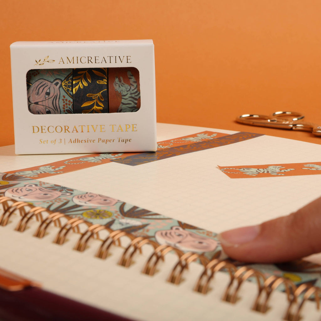Mod Tiger Washi Tape Set Box - Freshie & Zero Studio Shop