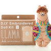 Llama - Embroidery Kit - Freshie & Zero Studio Shop