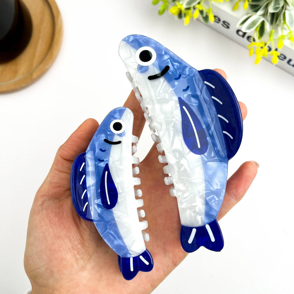 Sardine Fish Hair Claw: Large - Freshie & Zero Studio Shop