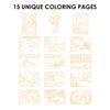 Watercolor Coloring Book: Forest Themed - Freshie & Zero Studio Shop