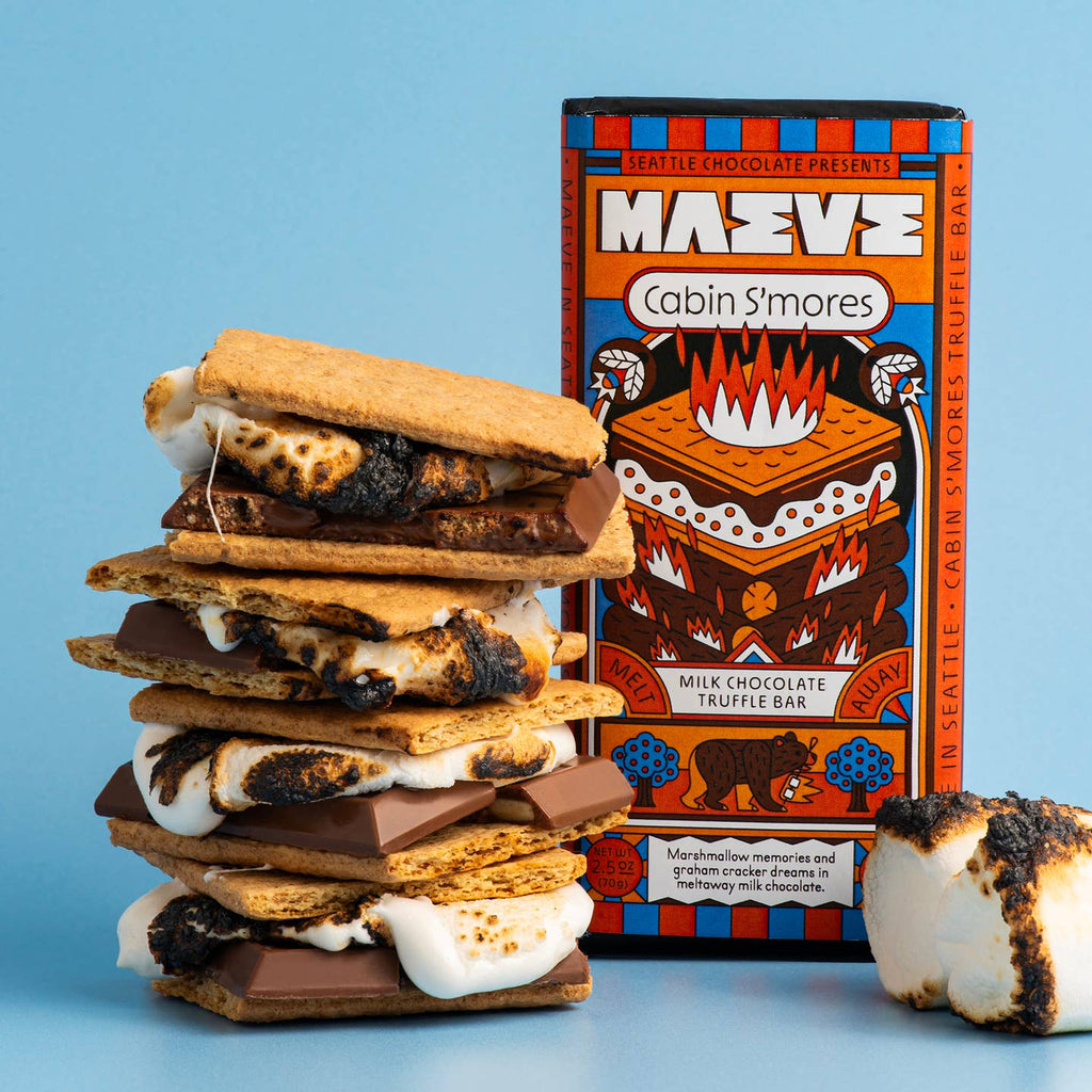 Cabin S'mores Truffle Bar by Maeve Seattle - Freshie & Zero Studio Shop