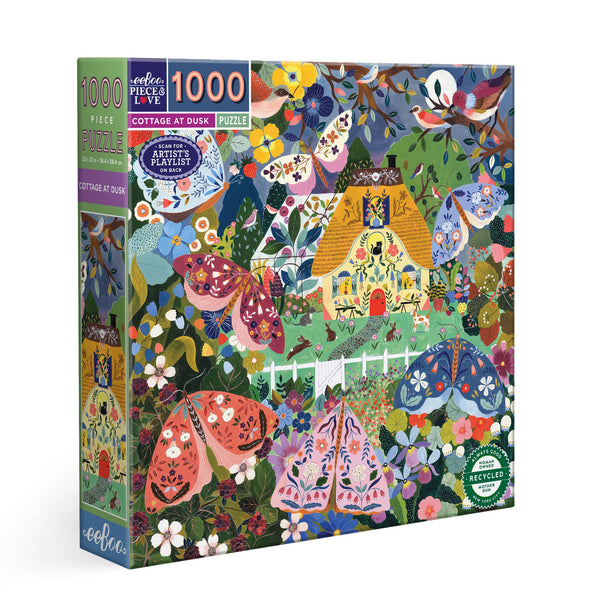 Cottage at Dusk 1000 Piece Puzzle - Freshie & Zero Studio Shop