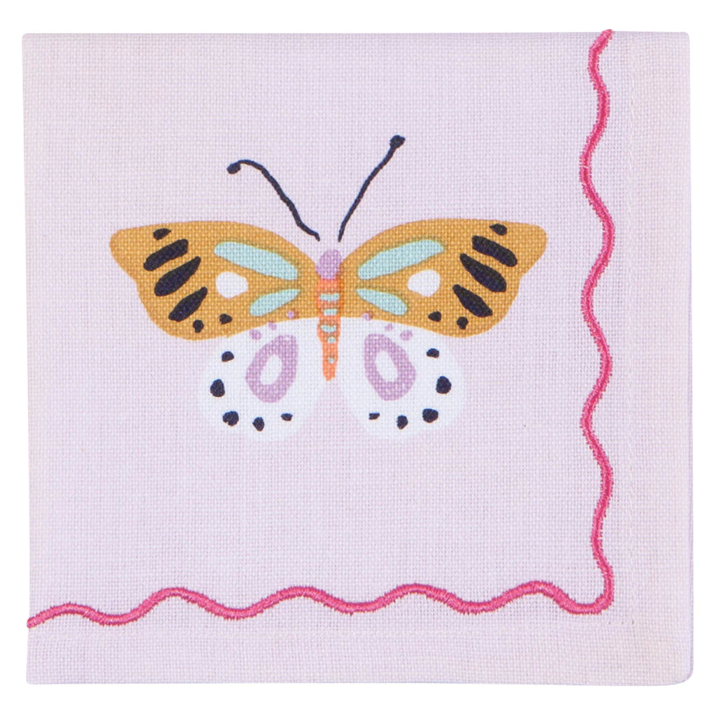 Butterfly Cloth Napkin - Set of 4 - Freshie & Zero Studio Shop