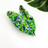 Lotus Leaf Hair Claw Clip, Elegant Acetate Leaf Hair Clip: Green - Freshie & Zero Studio Shop
