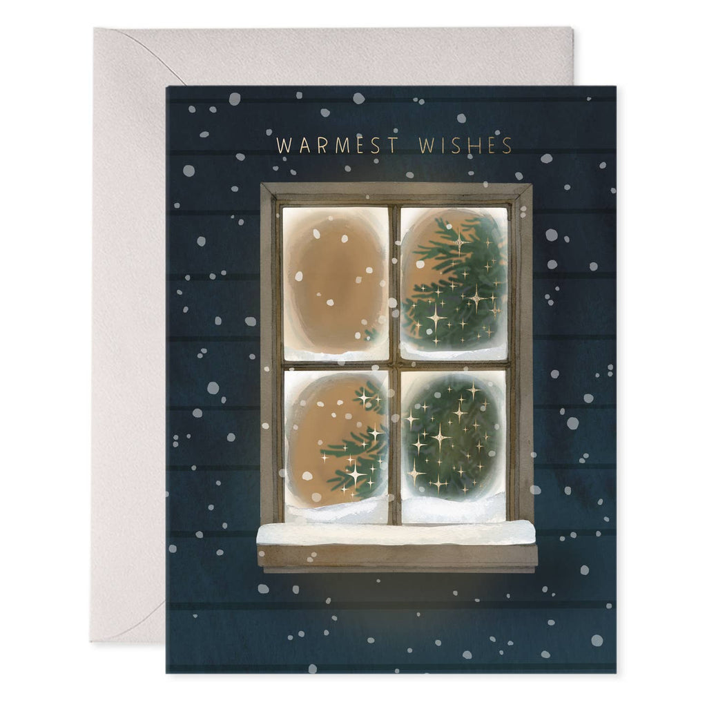 Frosty Window Holiday Greeting Card - Boxed Set of 6 - Freshie & Zero Studio Shop