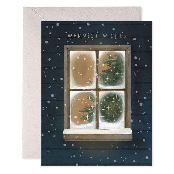 Frosty Window Holiday Greeting Card - Boxed Set of 6 - Freshie & Zero Studio Shop