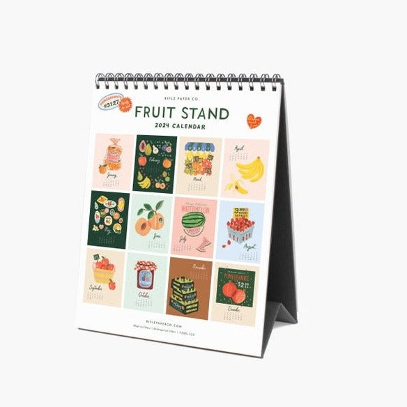 2024 Fruit Stand Calendar by Rifle Paper Co - Freshie & Zero Studio Shop