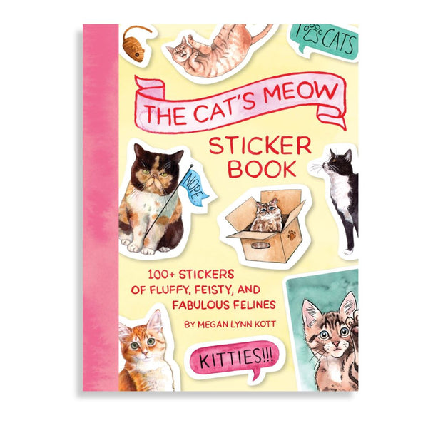The Cat's Meow Sticker Book by Megan Lynn Kott - Freshie & Zero Studio Shop