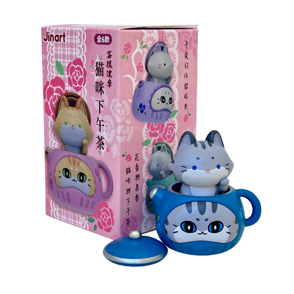 Kawaii Teapot Cat Figurine Blind Box Jinart - Freshie & Zero Studio Shop