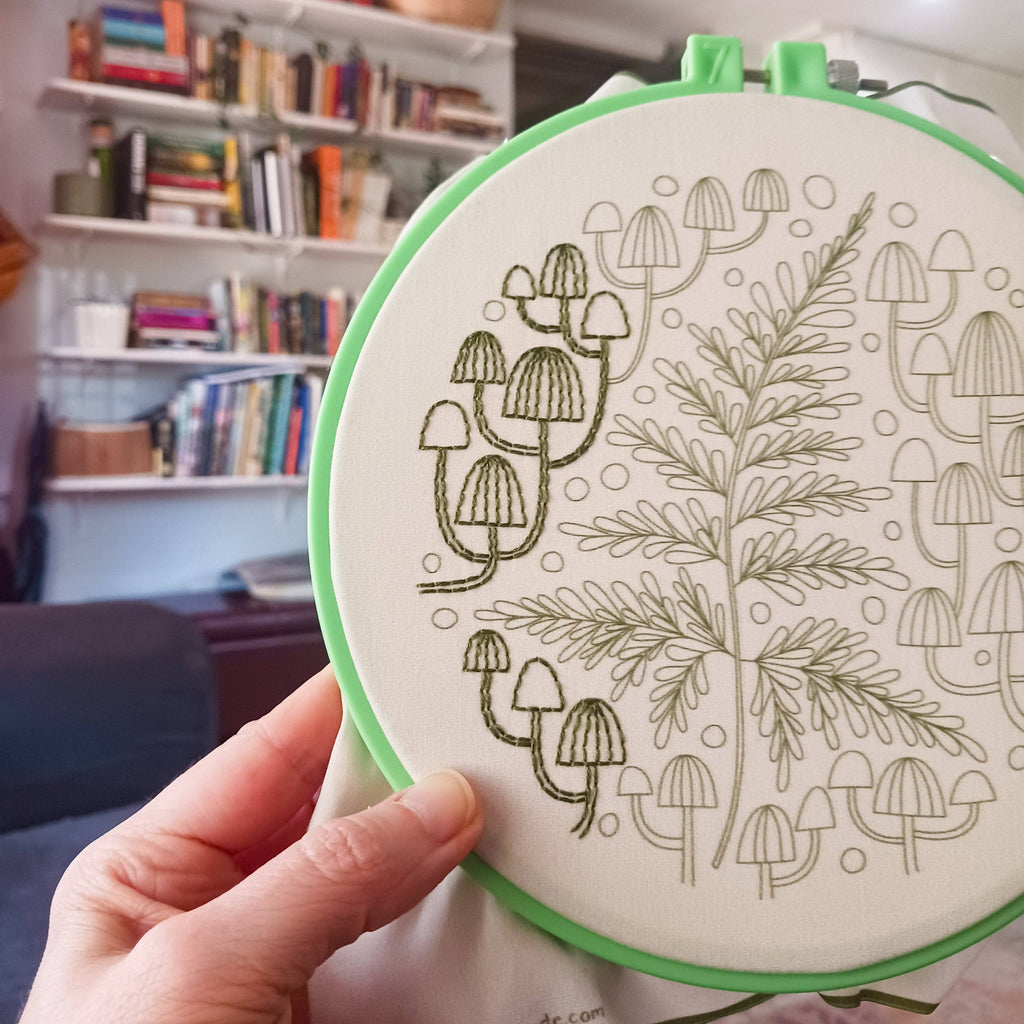 Fern and Friends Embroidery Kit by Cozyblue - Freshie & Zero Studio Shop