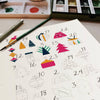 Advent Calendar Paint-By-Numbers Kit - Freshie & Zero Studio Shop