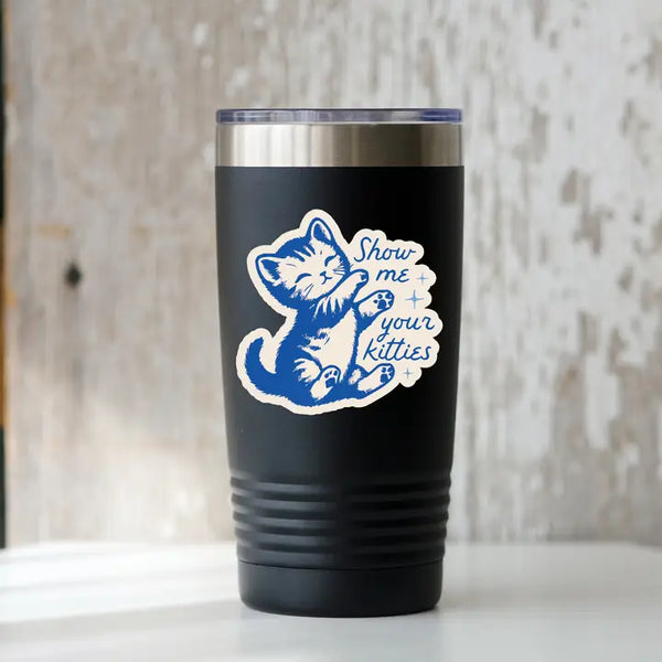 Show Me Your Kitties Sticker - Freshie & Zero Studio Shop