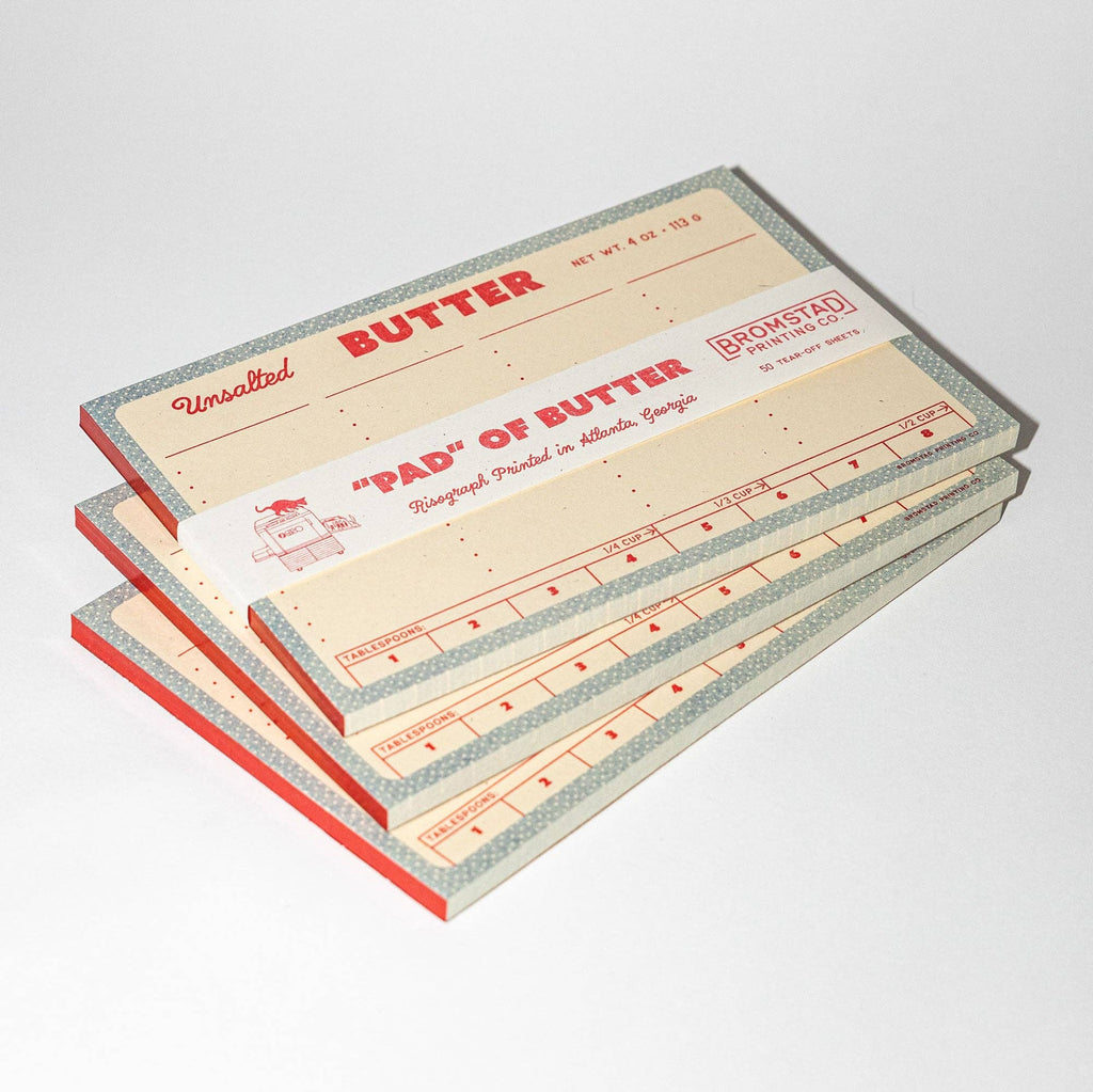 Butter Risograph Notepad - Freshie & Zero Studio Shop