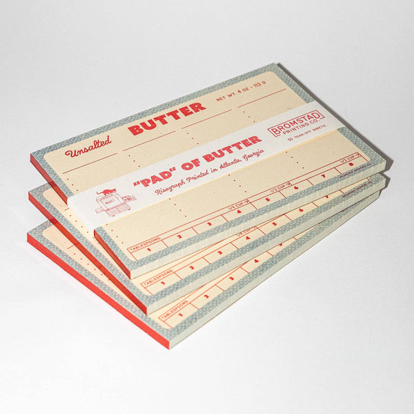Butter Risograph Notepad - Freshie & Zero Studio Shop