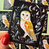Barn Owl Sticker - glossy - Freshie & Zero Studio Shop