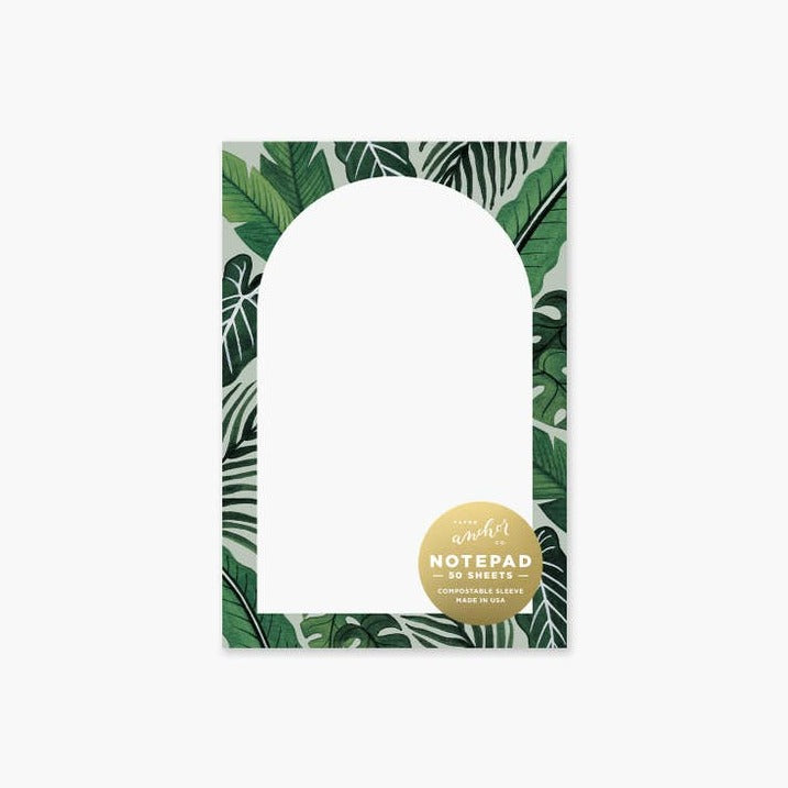 Foliage Arch Notepad - Freshie & Zero Studio Shop