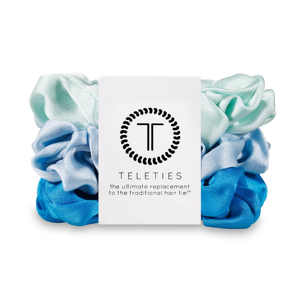Teleties Small Silk Scrunchies - Set of 3 - Freshie & Zero Studio Shop