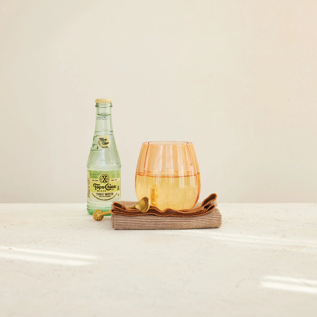 Stemless Pumpkin Shaped Wine Glass - Freshie & Zero Studio Shop