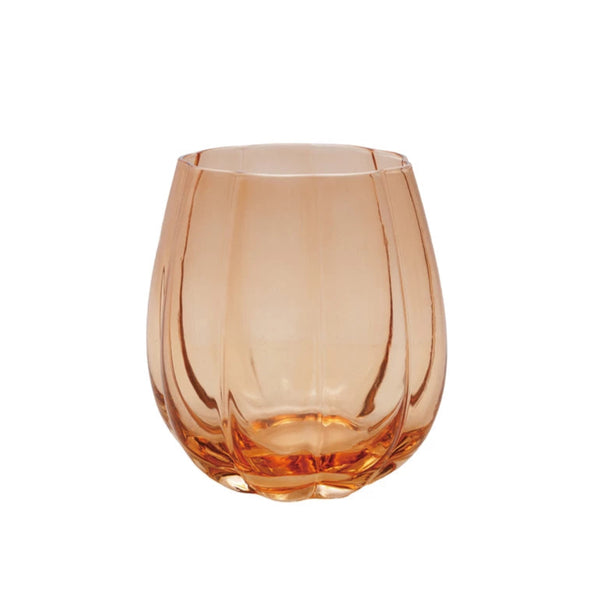 Stemless Pumpkin Shaped Wine Glass - Freshie & Zero Studio Shop