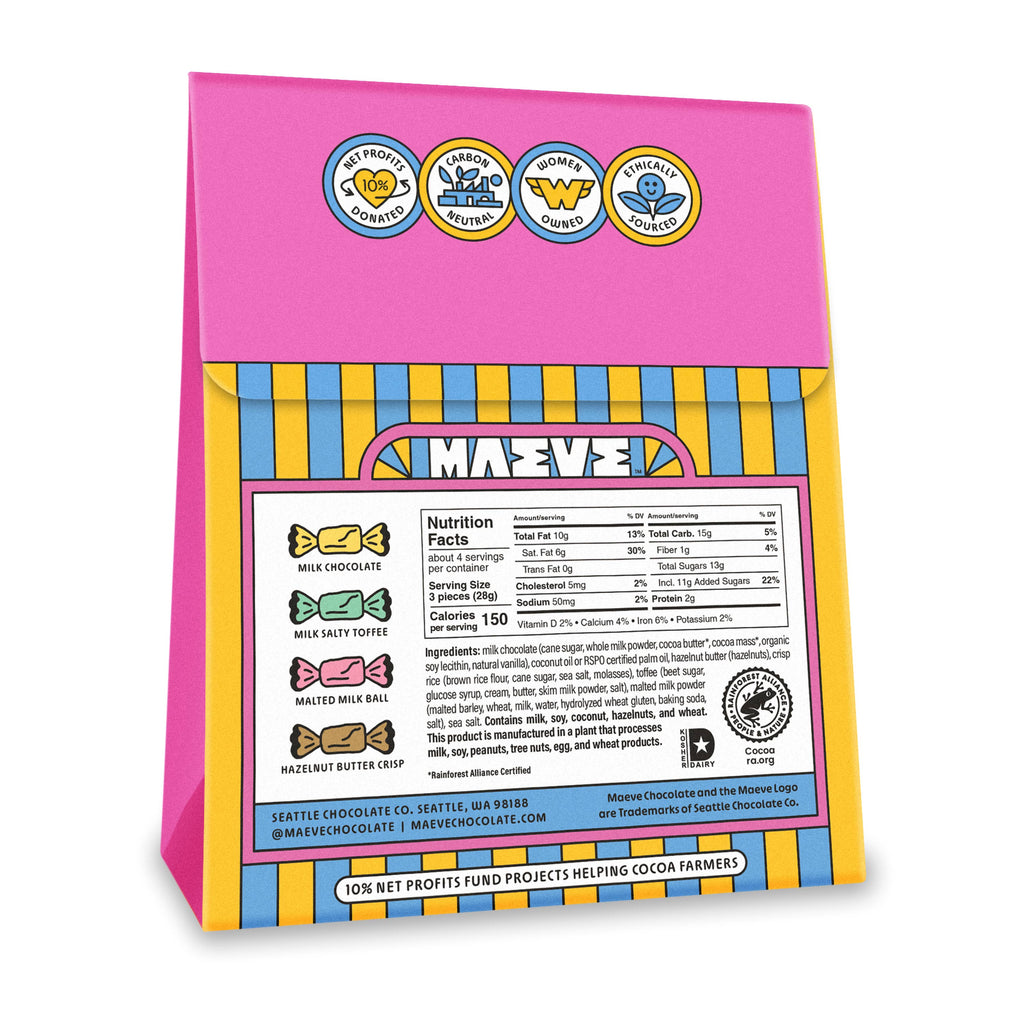 Milk Chocolate Medley Bonbon Box - 4oz - Freshie & Zero Studio Shop