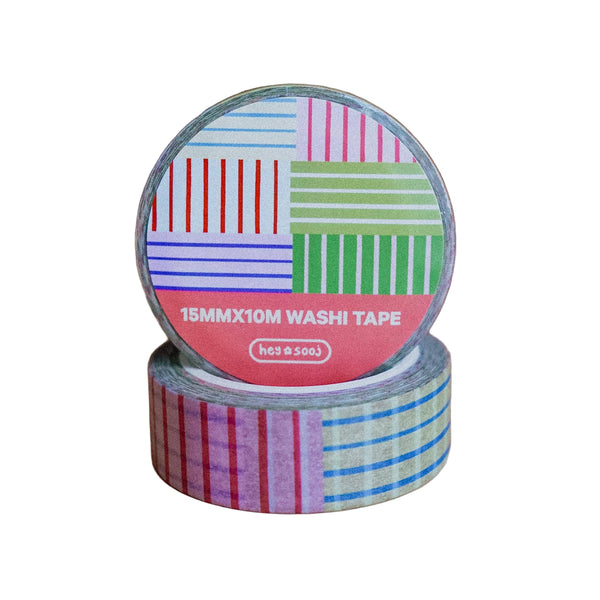 Washi Tape: Colorful Stripes - Freshie & Zero Studio Shop