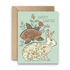 Easter Blossom Bunny – Spring Floral Greeting Card - Freshie & Zero Studio Shop