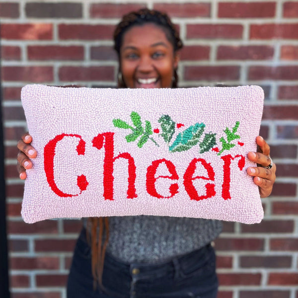 Cheer Holiday Hook Pillow - Freshie & Zero Studio Shop