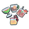 Christmas Cocktail Shaped Coasters Set of 8 - Freshie & Zero Studio Shop