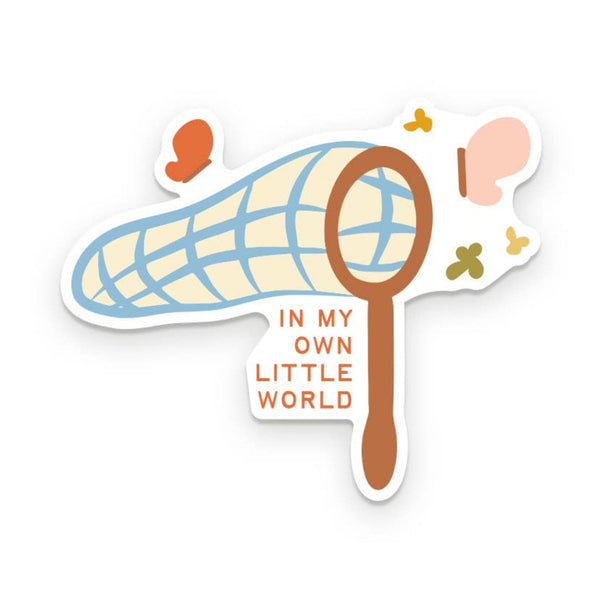 Butterfly Net Sticker - Freshie & Zero Studio Shop