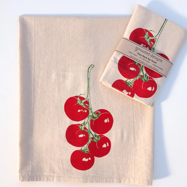 Tomato Vine Flour Sack Towel - Freshie & Zero Studio Shop